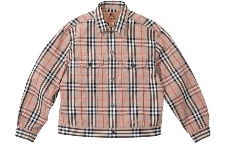 Supreme x Burberry Denim Trucker Jacket