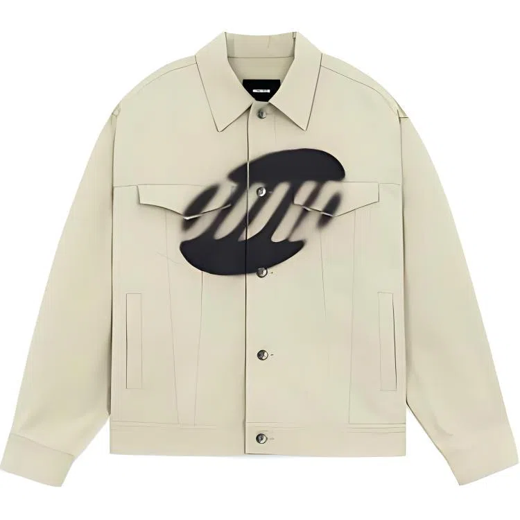 WE11DONE SS22 Denim Jacket Khaki