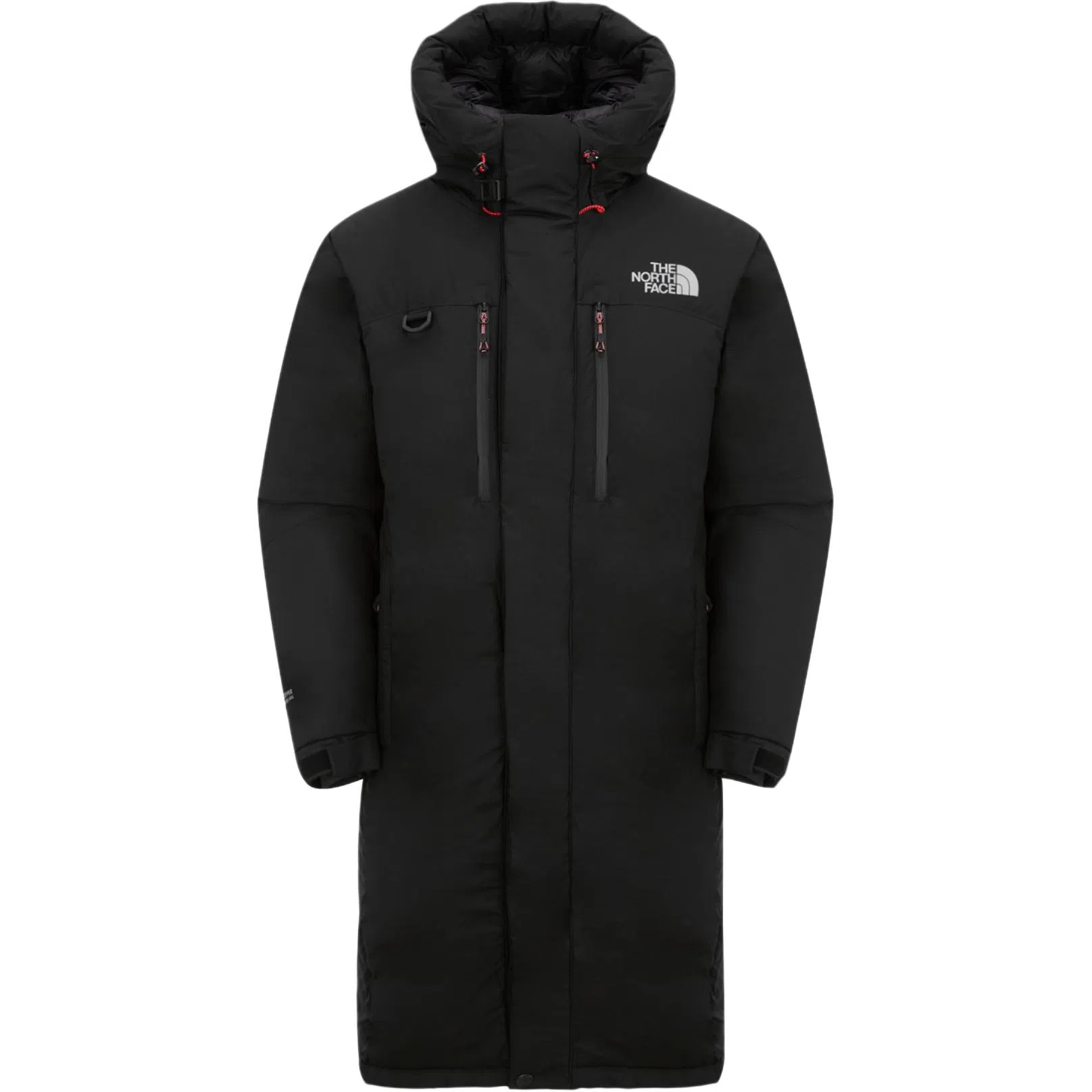 The North Face Logo Hooded Down Jacket Black