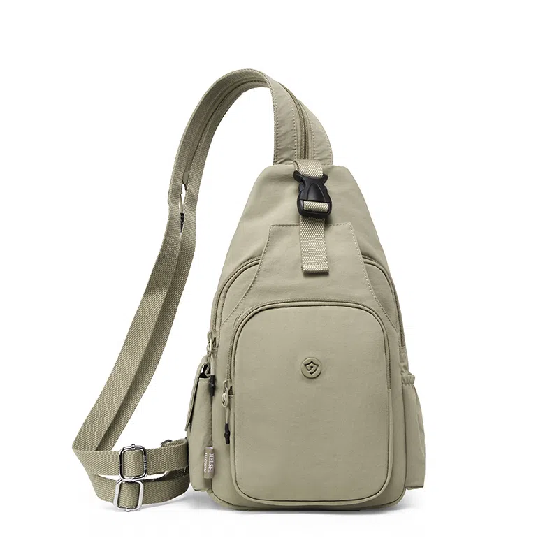 捷朗仕 多用旅行时尚百搭旅行通勤小背包潮流 尼龙布 双肩胸包 中号 女款 多色