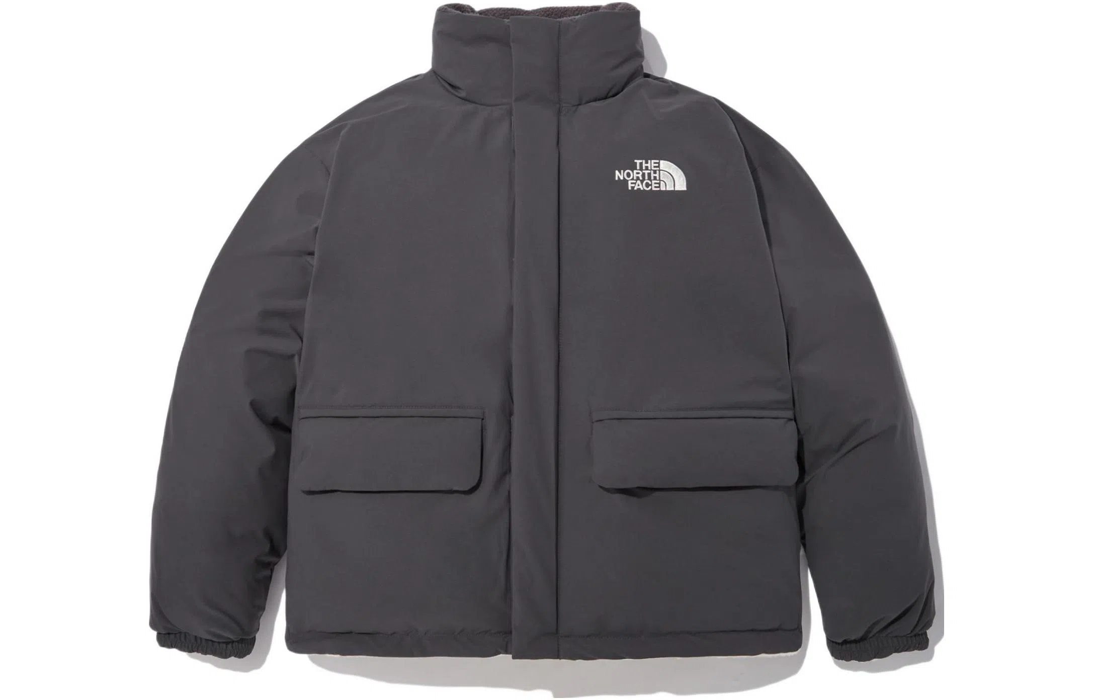 The North Face Reversible Logo Jacket Grey