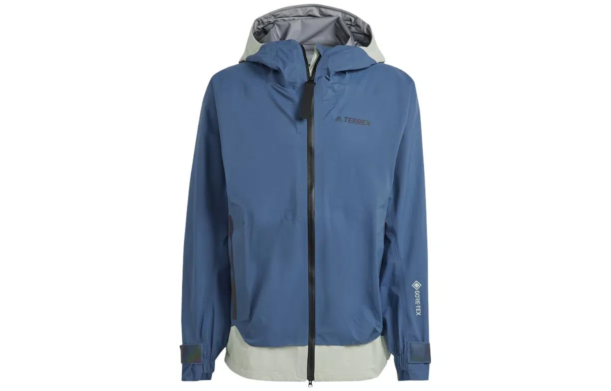 adidas Terrex Myshelter Gore-Tex Active Rain Jacket Blue