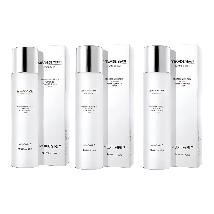 慕斯女孩 神经酰胺酵母水柔肤水 淡痘印控油 去黑头收缩毛孔 补水保湿面部护理