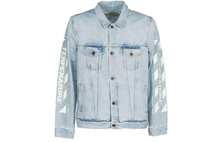 OFF-WHITE Printed Denim Jacket