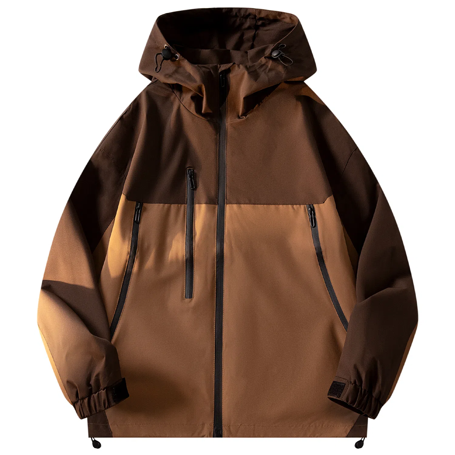 WANX Retro Colorblock Hoodie Jacket