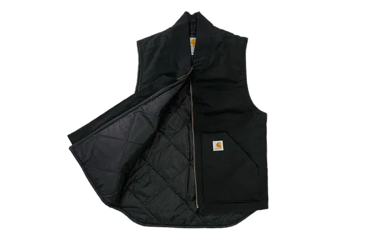 Carhartt V01 FIRM DUCK INSULATED RIB COLLAR VEST RELAXED FIT