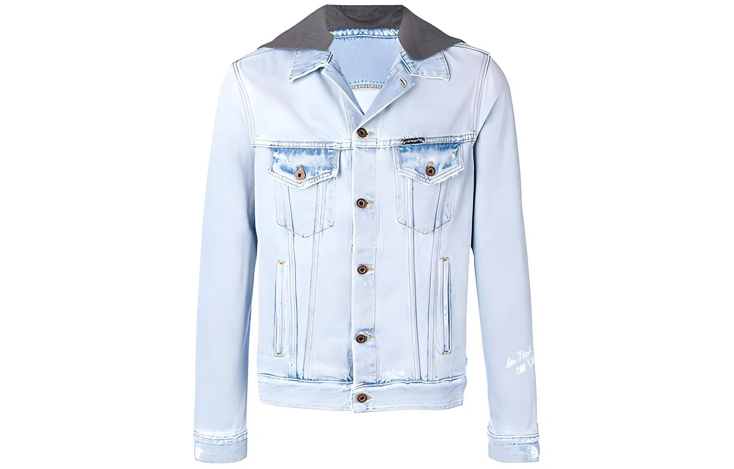 OFF-WHITE Denim Hooded Jacket