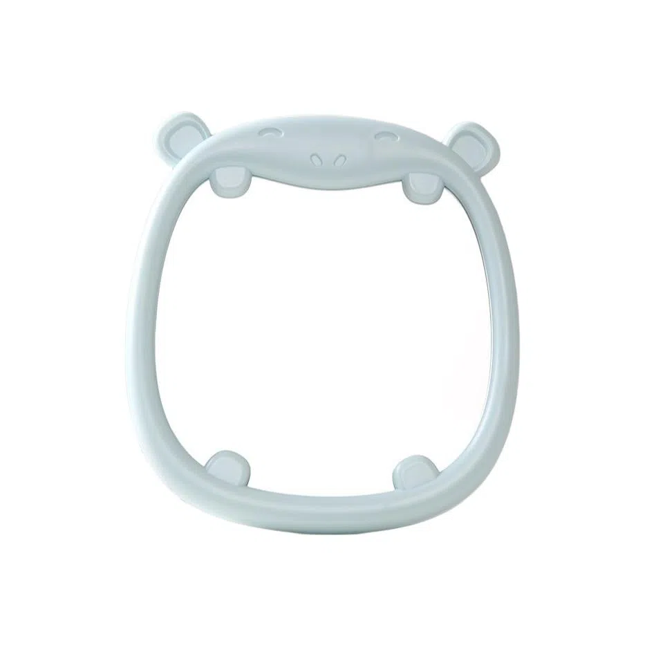 米甜兔 绿色大嘴河马化妆镜 便捷