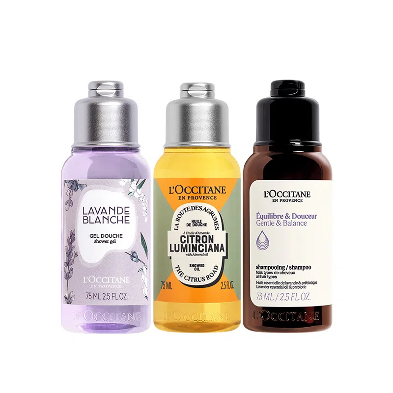 欧舒丹 沐浴啫喱洗护体验装 保湿补水 星品留香