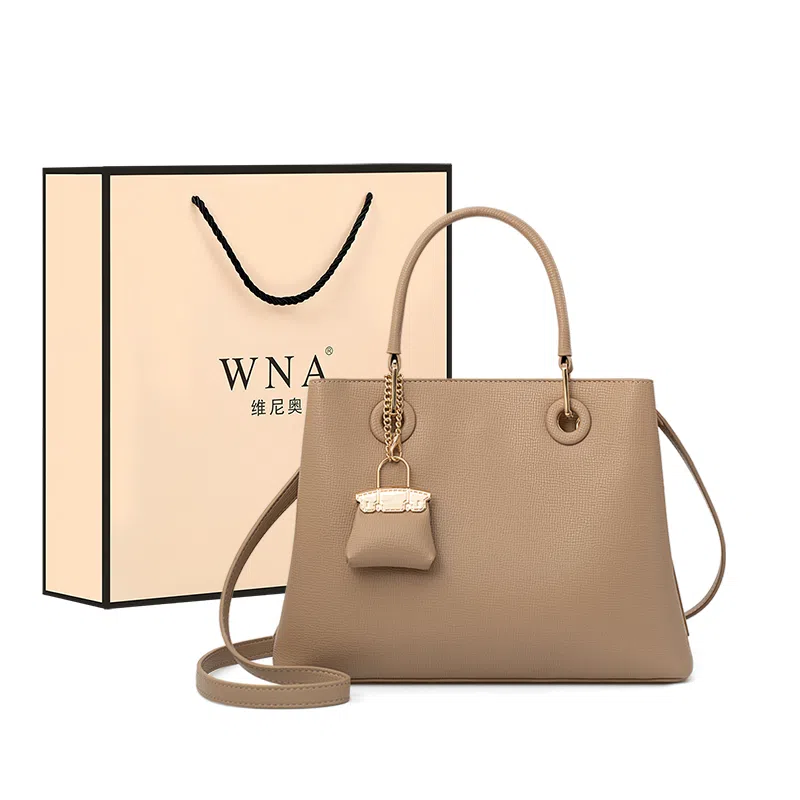 维尼奥 品牌通勤简约设计妈妈包高级质感休闲百搭大气女包优雅实用托特包 合成革 手提包单肩斜挎 常规 女款 多色