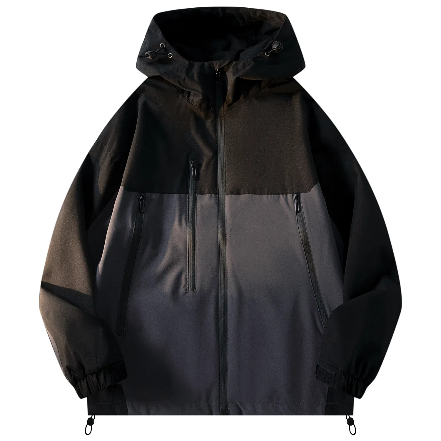 WANX Retro Colorblock Hoodie Jacket