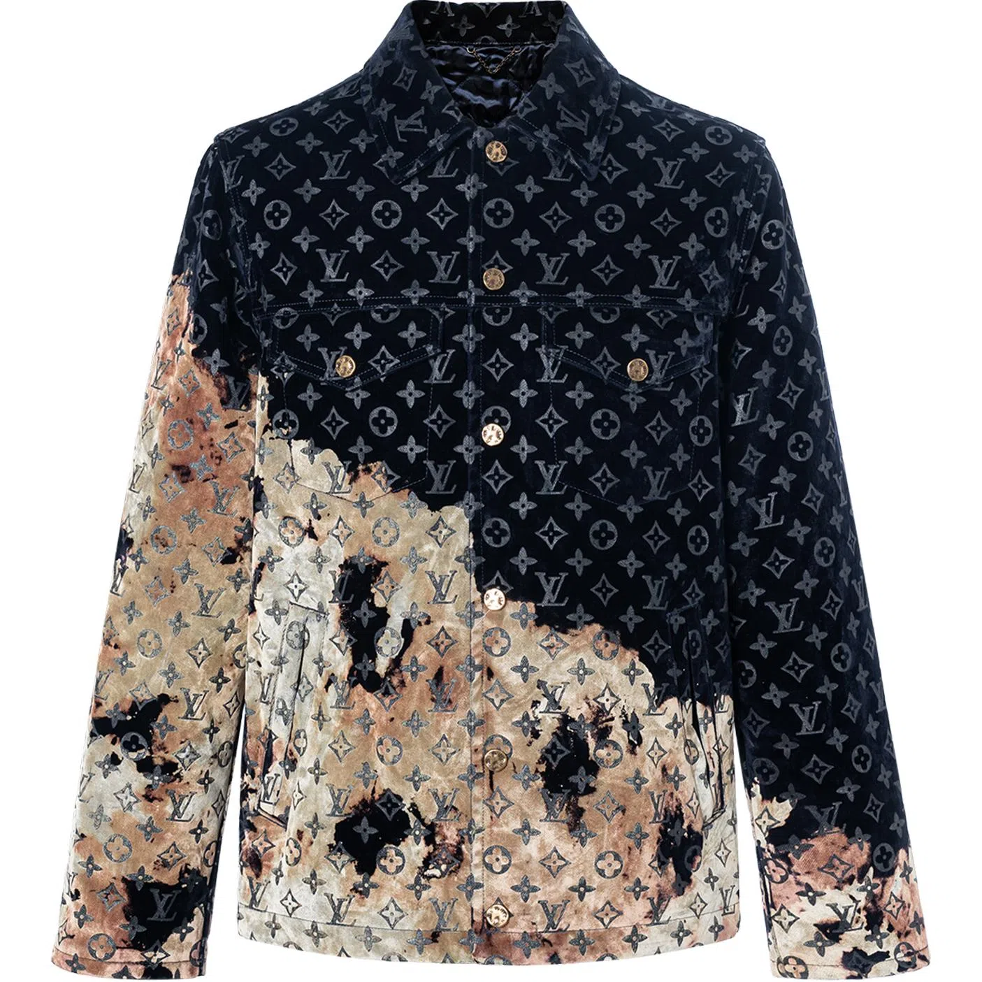 Louis Vuitton SS24 Cloud Print Denim Jacket