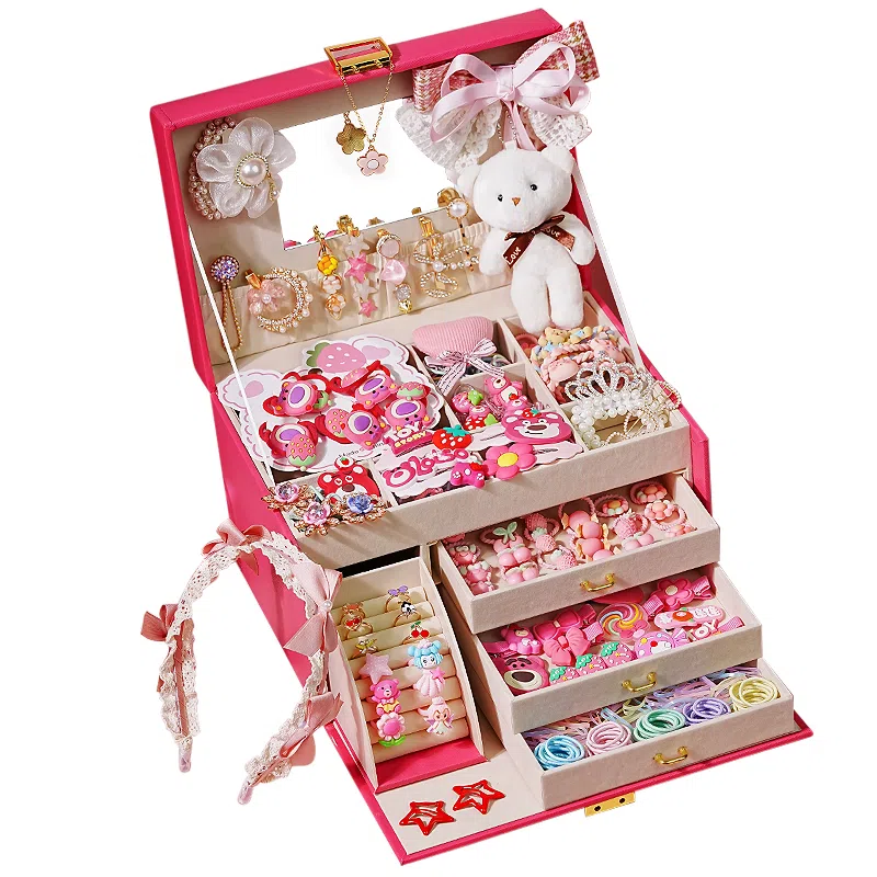 益米 小皮筋发夹 发饰发圈公主礼盒套装 可爱 玩具