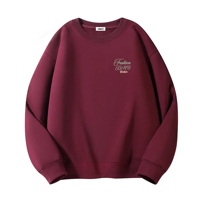 【dme】 圆领字母印花宽松舒适休闲长袖卫衣 男女同款