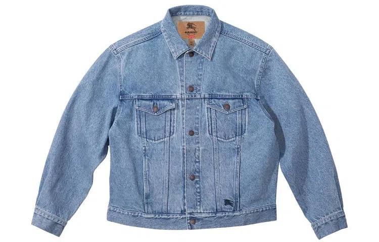 Supreme x Burberry Denim Trucker Jacket