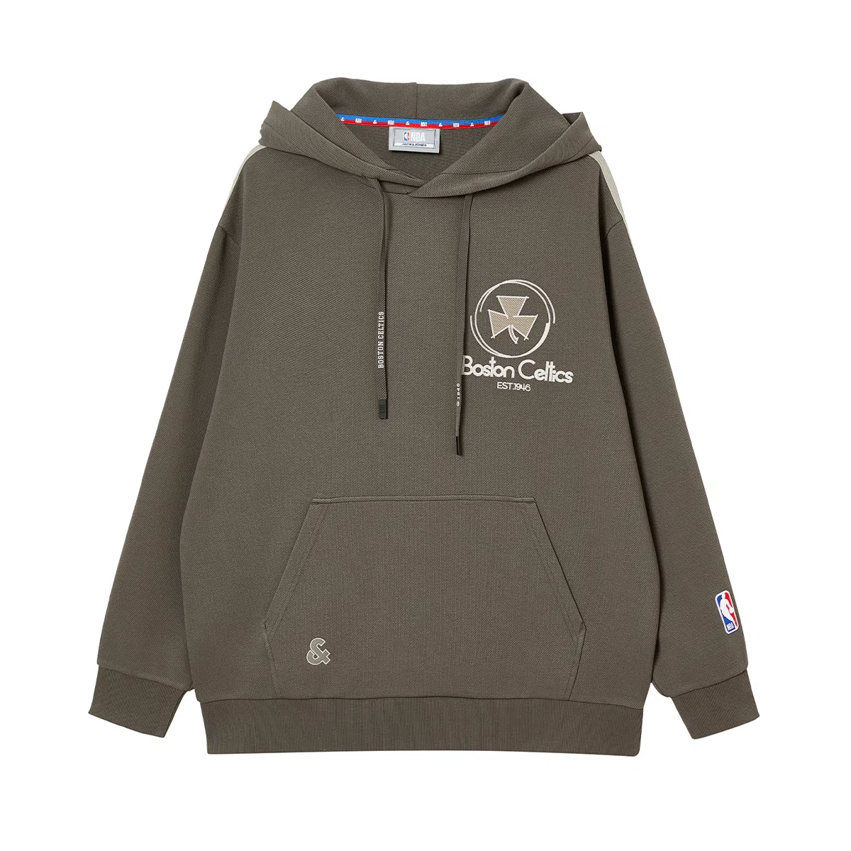 JACK JONES x NBA Celtics Hoodie Black Olive