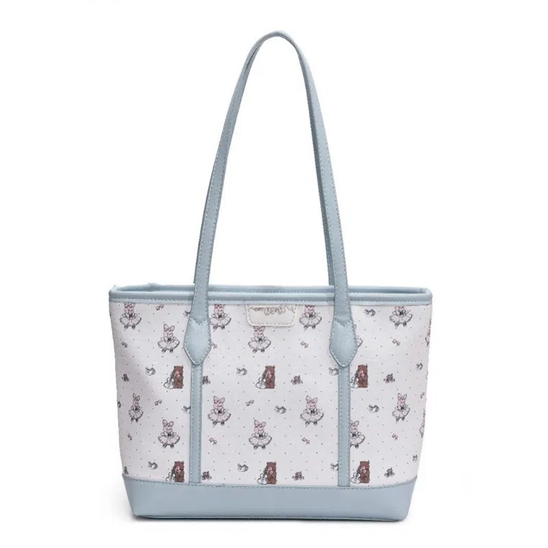 NOMK Tote Bag Blue Pink