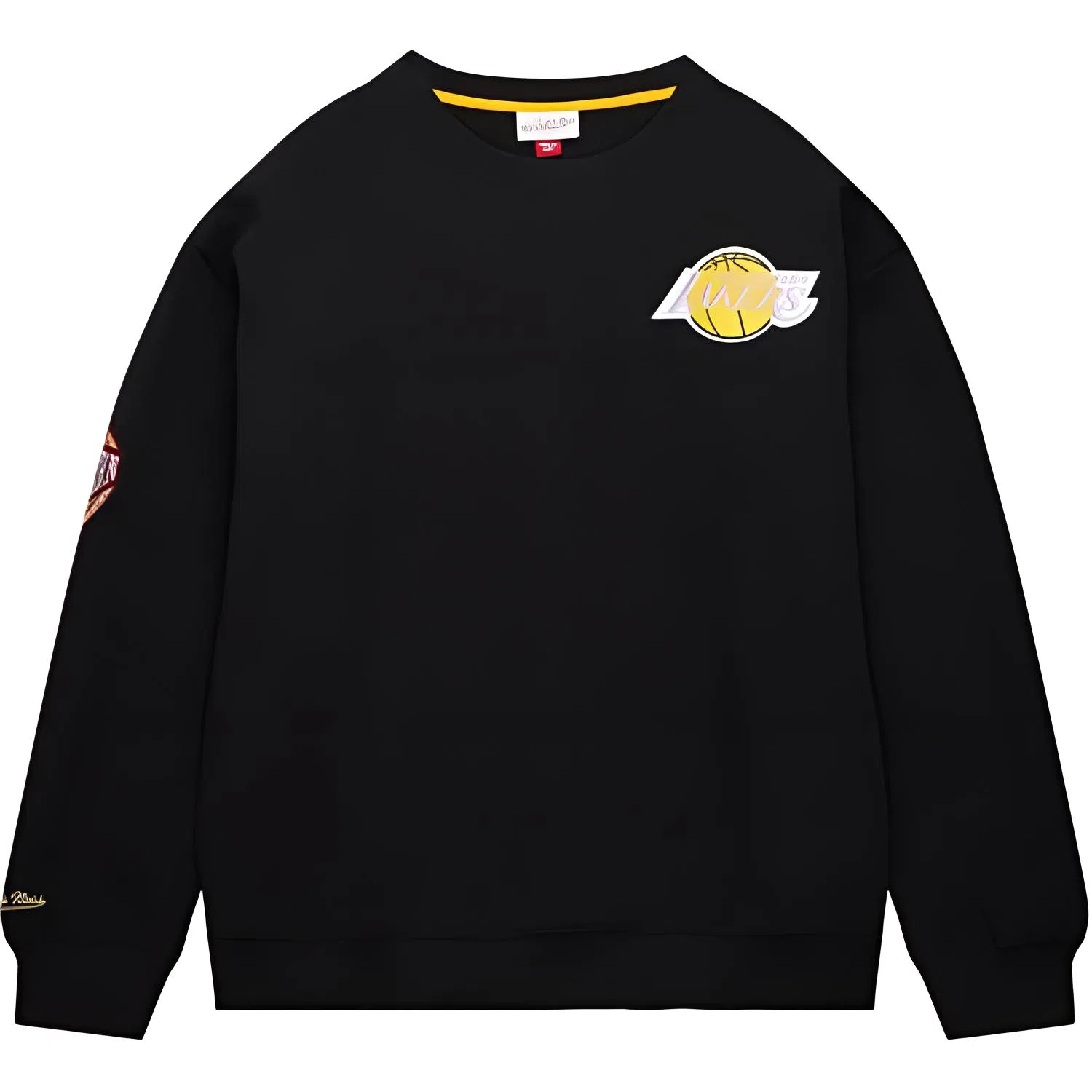 Mitchell Ness x NBA TEAM FIRST SATIN FLEECE CREW LAL