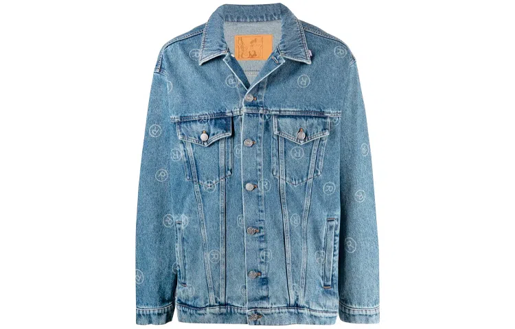 Martine Rose Denim Jacket Blue