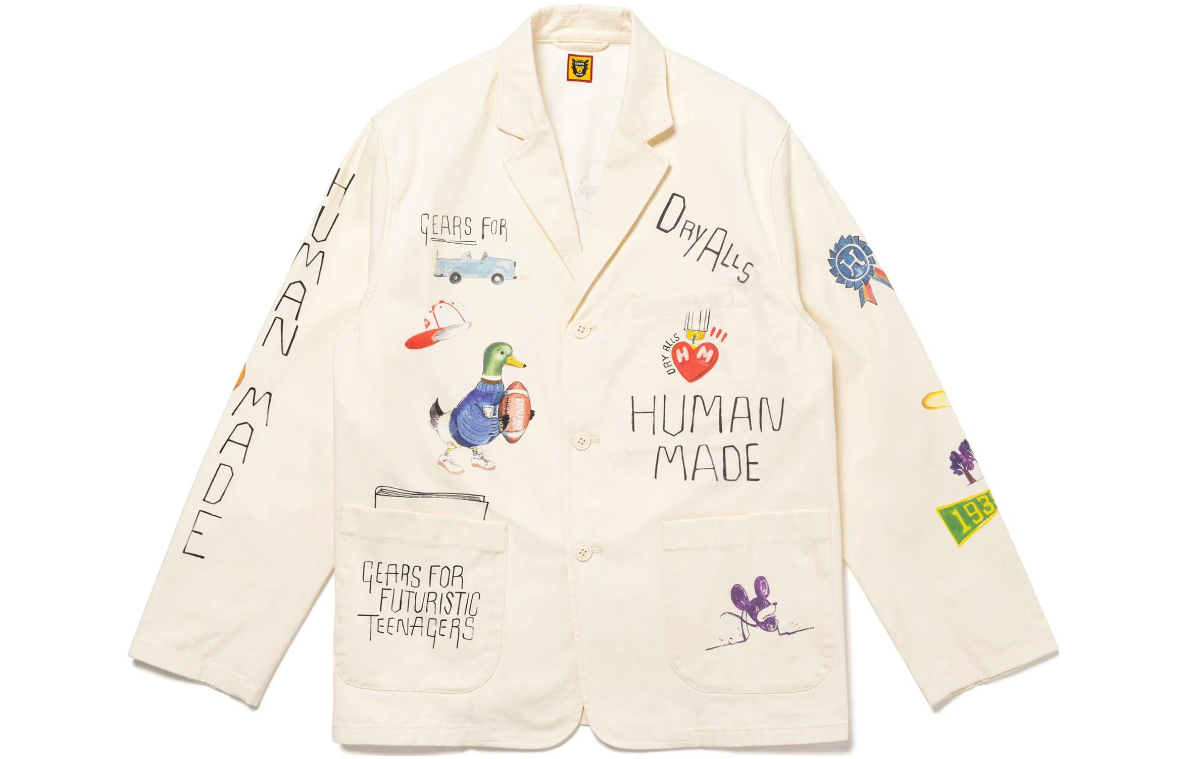 HUMAN MADE FW23 Blazer White