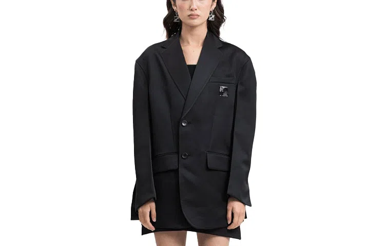 WE11DONE FW21 Black Blazer