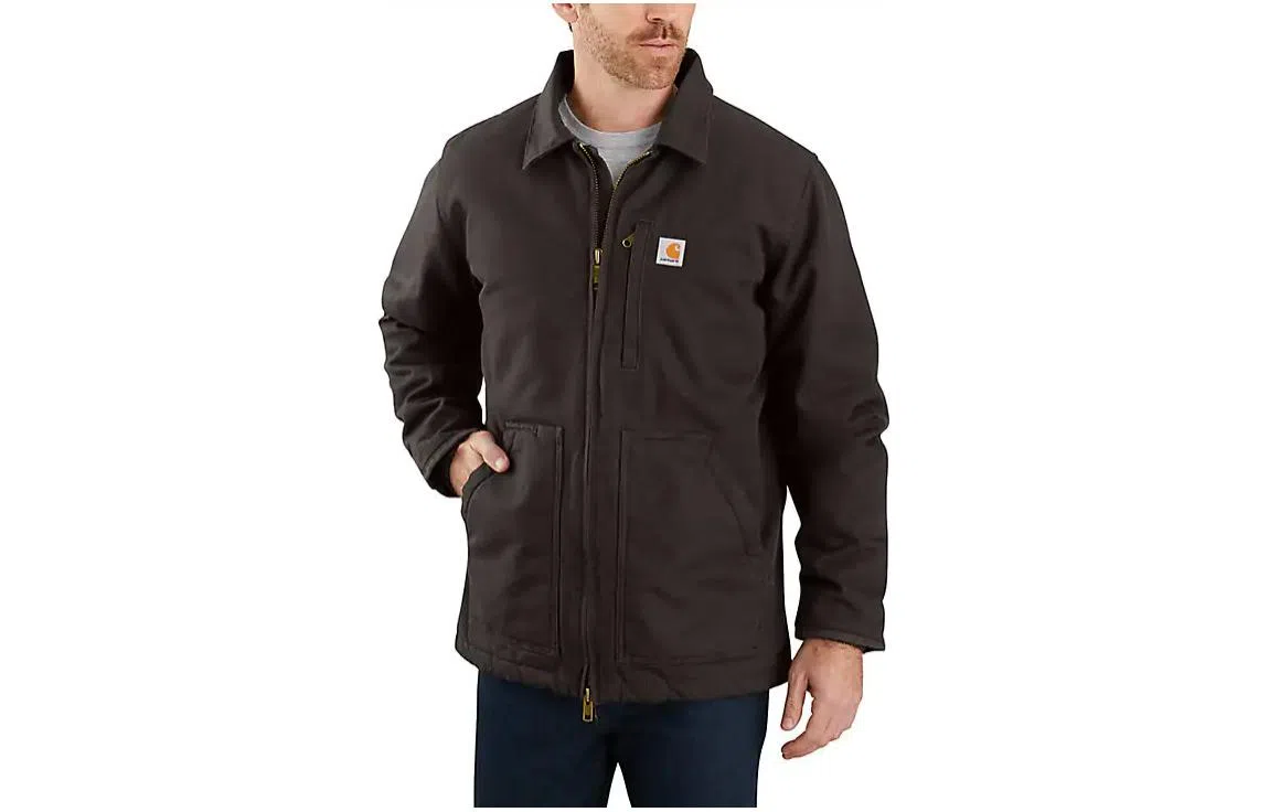 Carhartt 104293 WASHED DUCK SHERPA-LINED COAT -2 LOOSE FIT