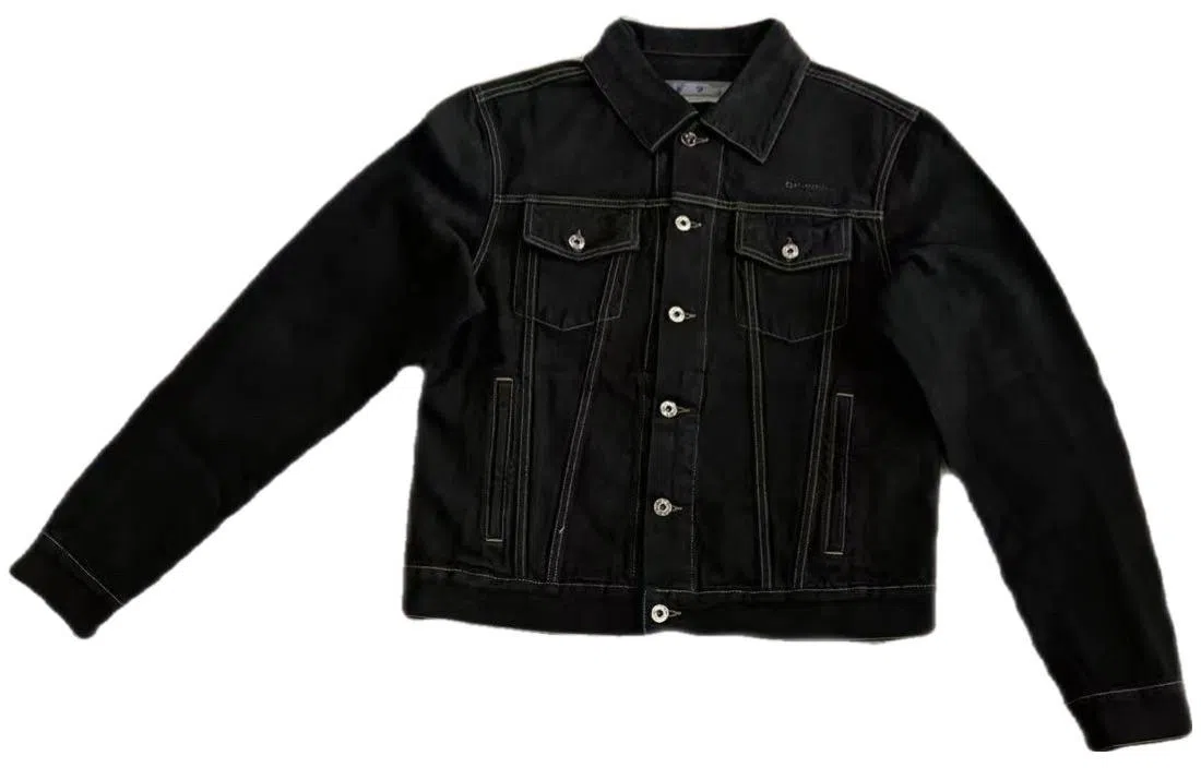 OFF-WHITE Denim Jacket Black