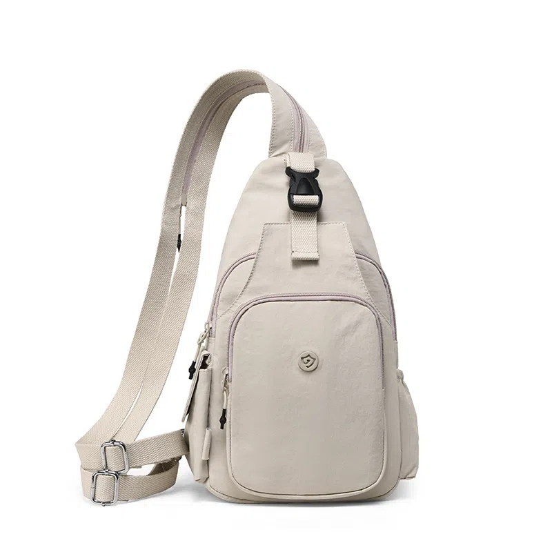 捷朗仕 多用旅行时尚百搭旅行通勤小背包潮流 尼龙布 双肩胸包 中号 女款 多色