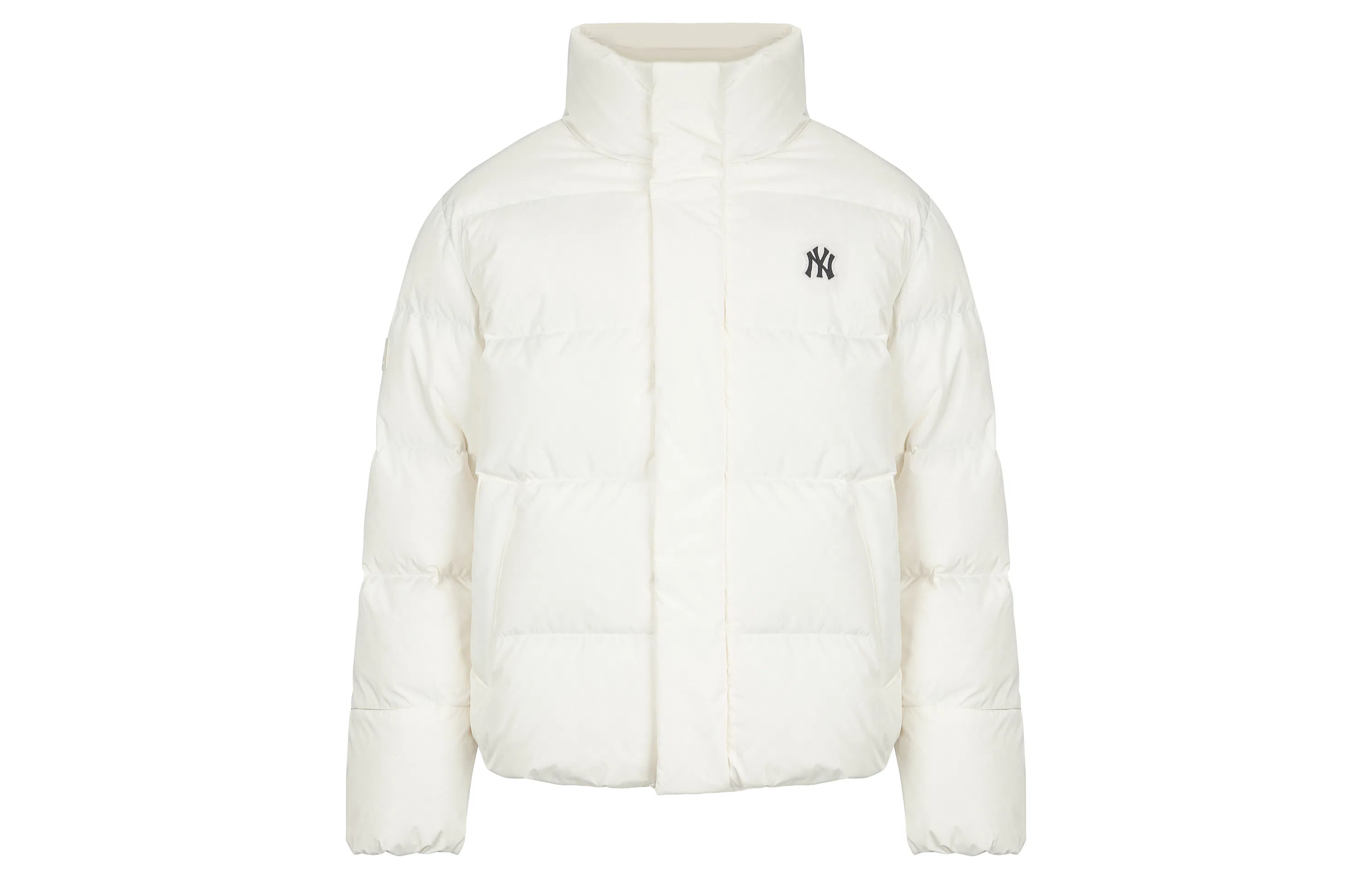 MLB Yankees Logo Puffer Jacket White