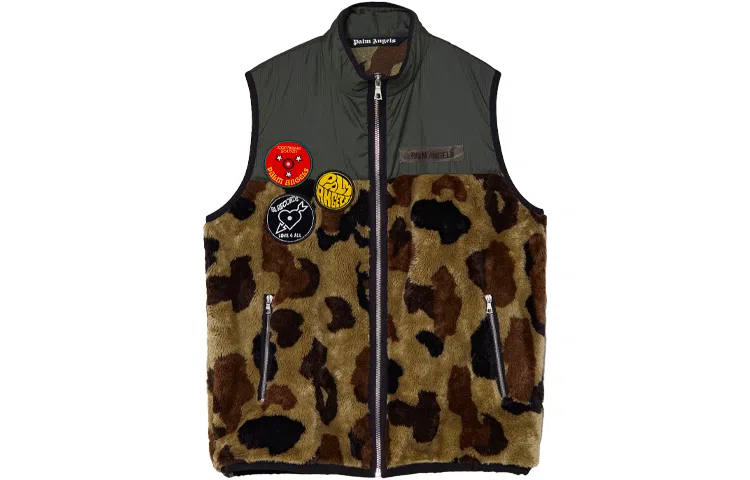 Palm Angels Vest Military Green