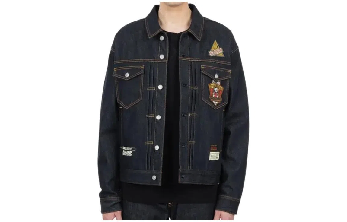 EVISU Letter Logo Denim Jacket