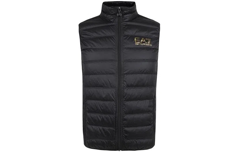 Emporio Armani EA7 Quilted Vest Black