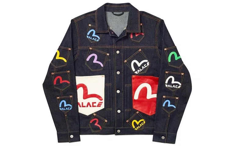 PALACE x EVISU Multi Pocket Jacket Logo