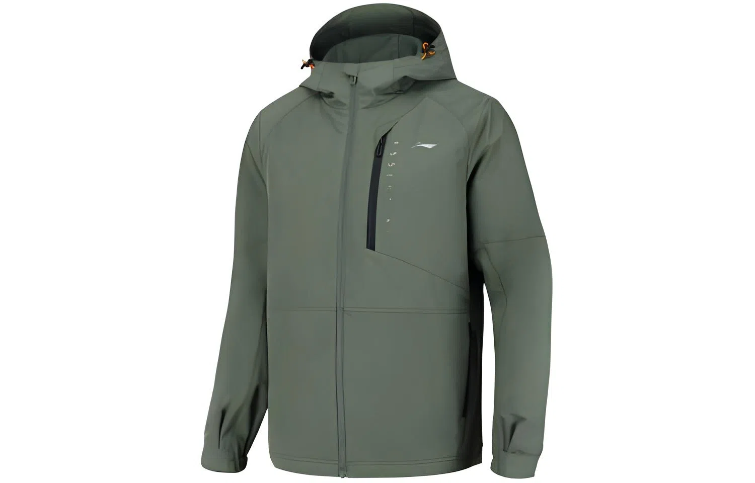 Li-Ning Logo Print Zip Hooded Jacket