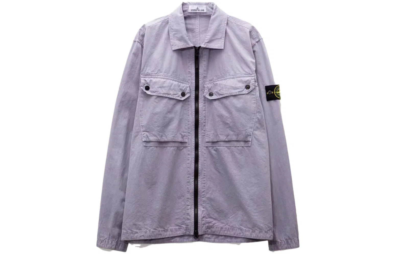 Stone Island FW23 Organic Cotton Shirt Lavender