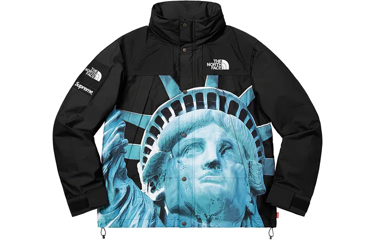 Supreme x The North Face Statue of Liberty Mountain Jacket Black