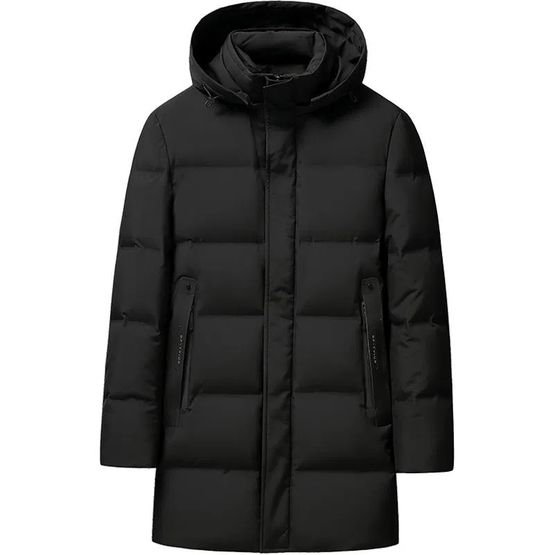SNOW FLYING Mid-Length Down Jacket
