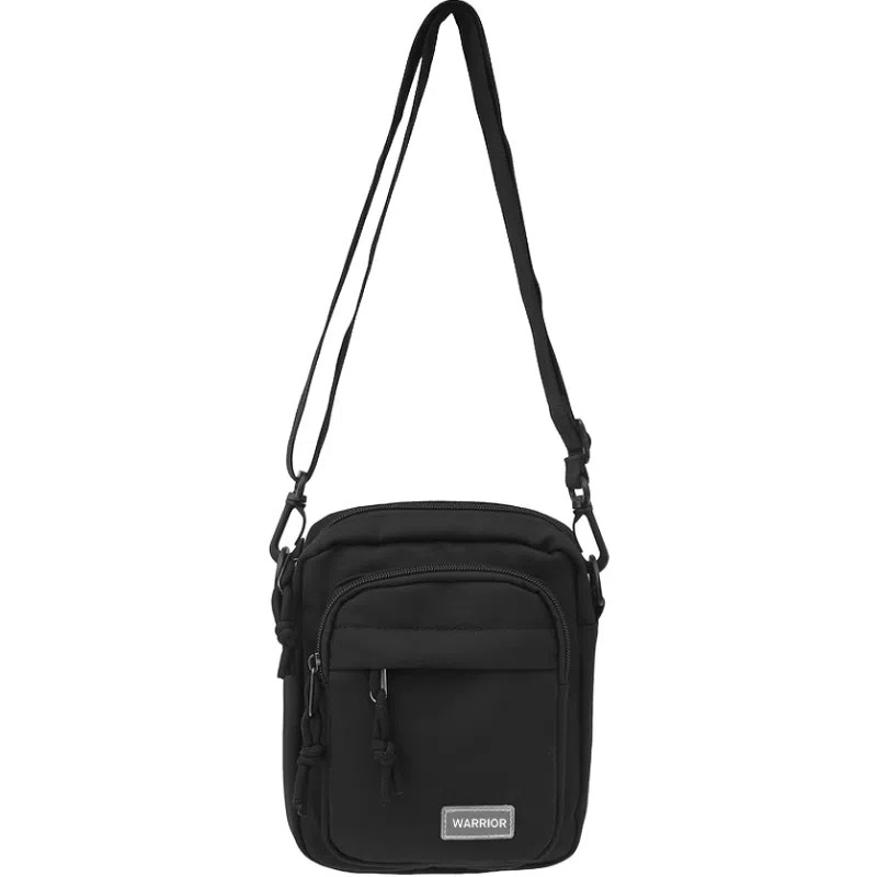 Warrior Nylon Crossbody Bag Black