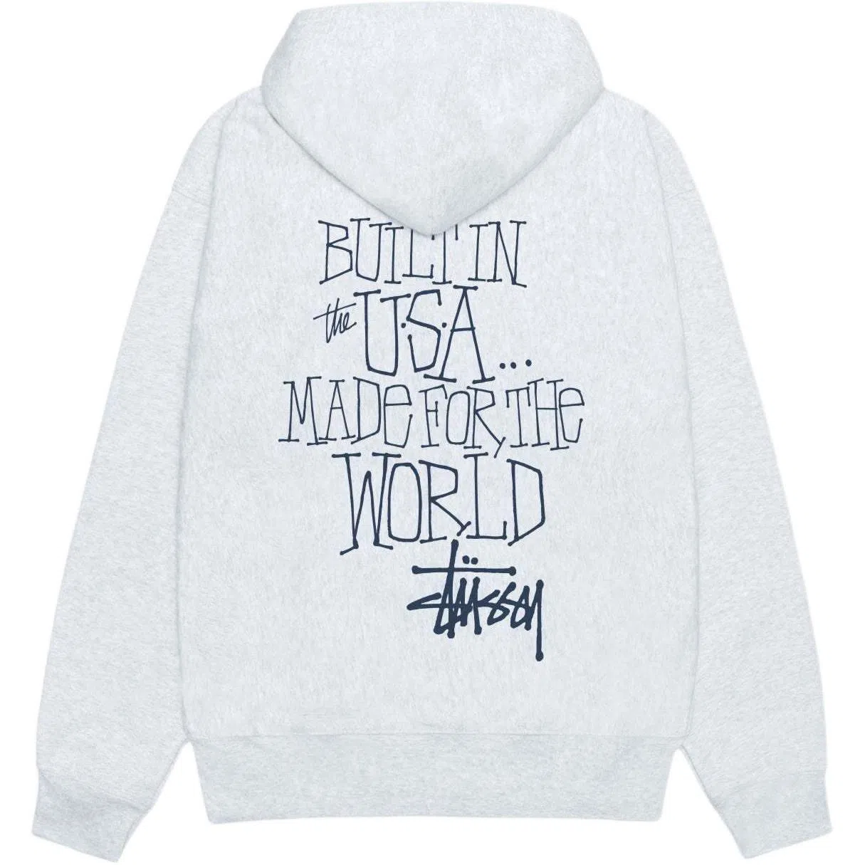 Stussy 2024 FW24 BUILT IN USA HOODIE logo