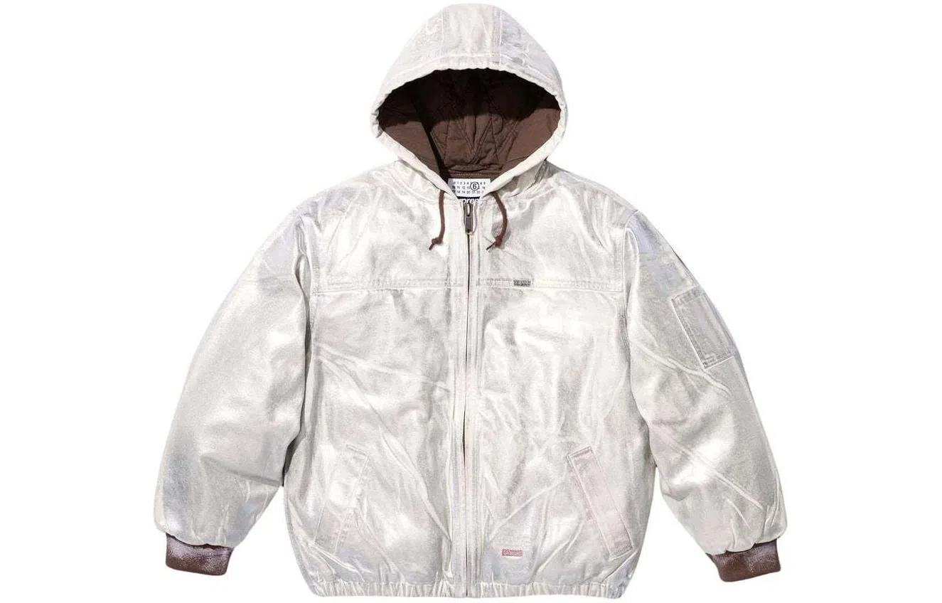 Supreme x MM6 Maison Margiela Foil Hooded Work Jacket