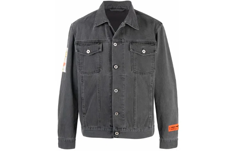 Heron Preston SS21 Denim Jacket Grey