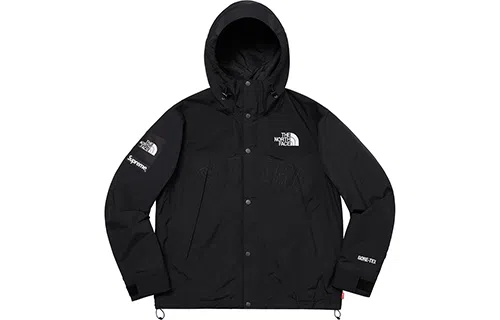 Supreme x The North Face SS19 Logo Jacket Black
