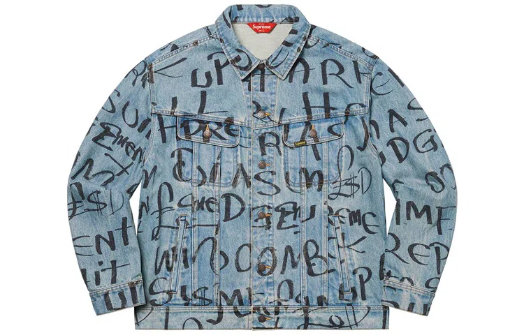 Supreme FW20 Black Ark Denim Trucker Jacket