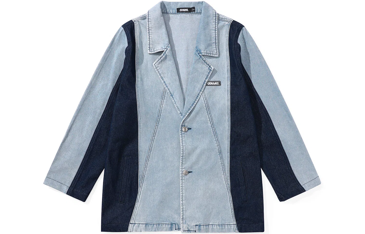 GENANX Denim Blazer