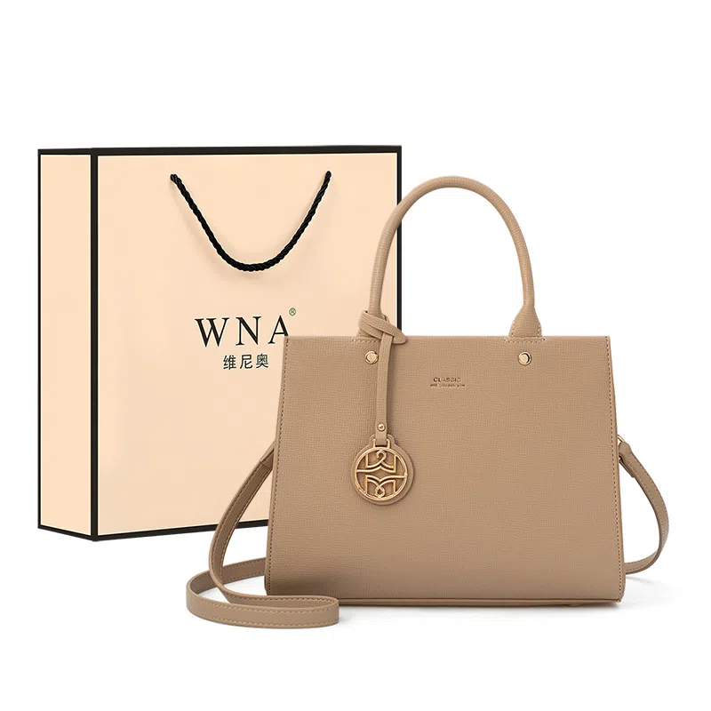 维尼奥 品牌高级感经典时尚气质妈妈包简约百搭大气通勤包优雅休闲实用女包 合成革 单肩斜挎手提包 常规 女款 多色