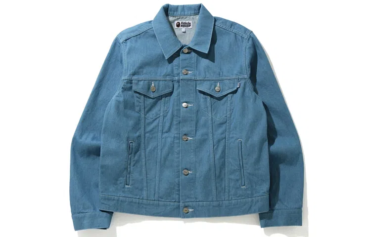 A BATHING APE X Dragonball Z Baby Milo Big Ape Head Denim Jacket