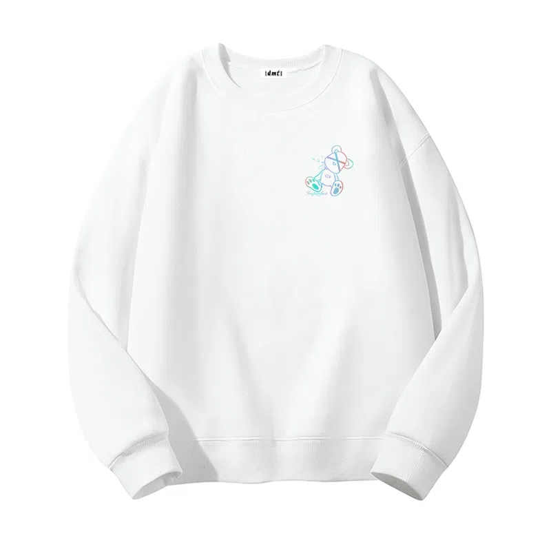 【dme】 潮牌美式高街字母印花宽松圆领百搭休闲长袖卫衣 男女同款