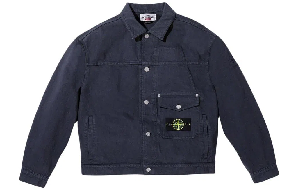 Supreme x Stone Island FW23 Denim Trucker Jacket
