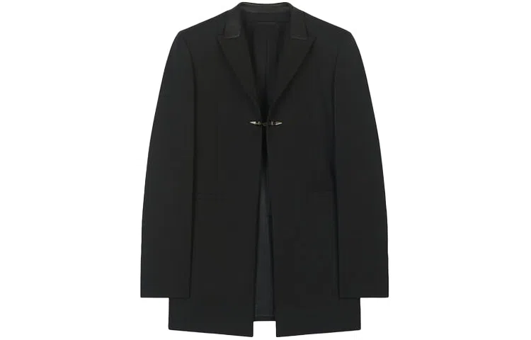 Givenchy FW21 Cuff Detail Blazer Black