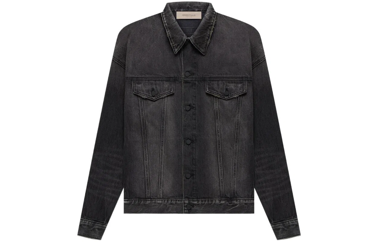 Fear of God Essentials Denim Jacket Black